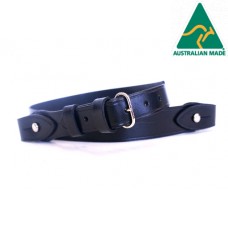 Shoulder Strap: Black with Chrome Fittings